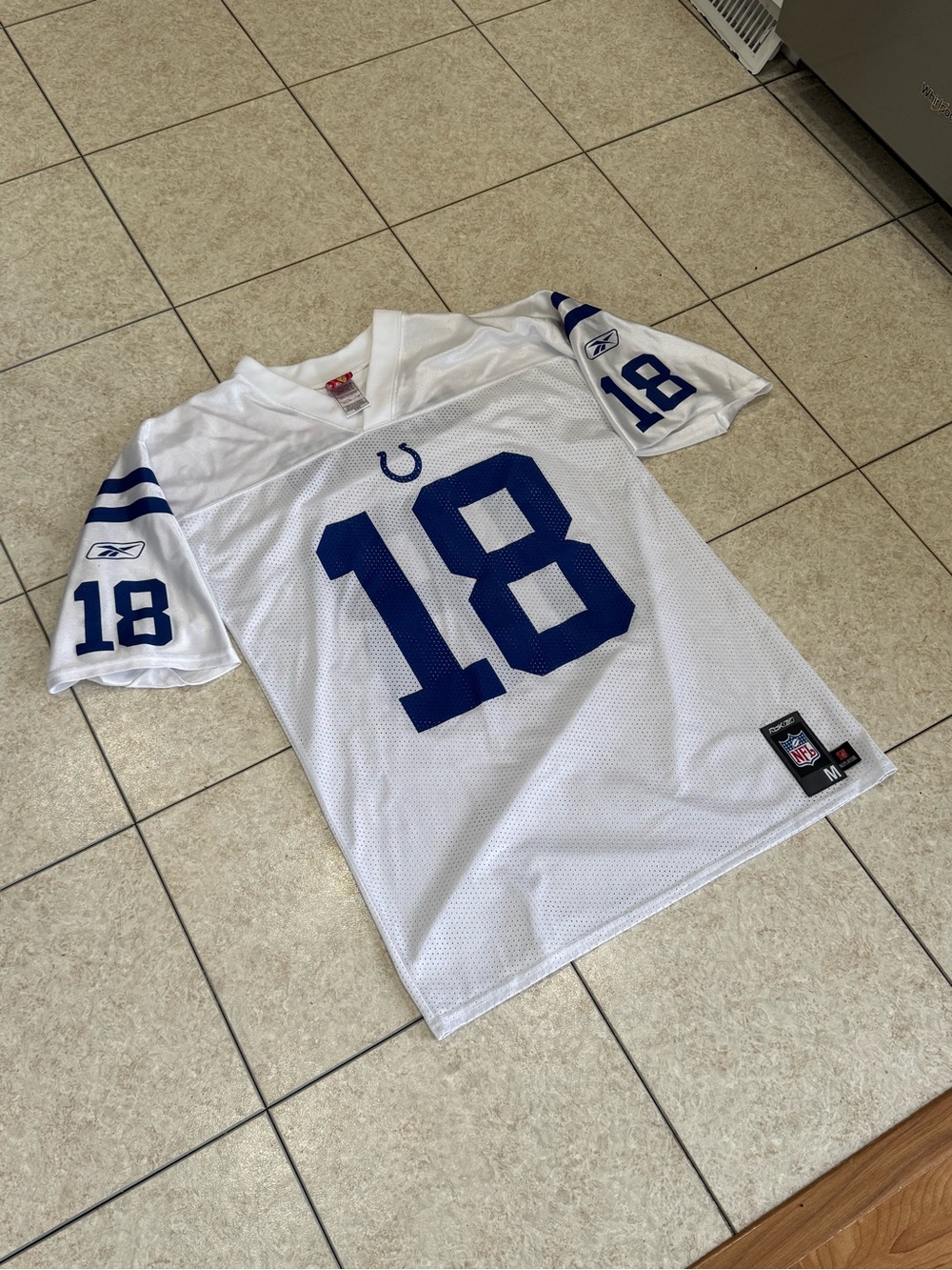 Peyton Manning White Colts Jersey